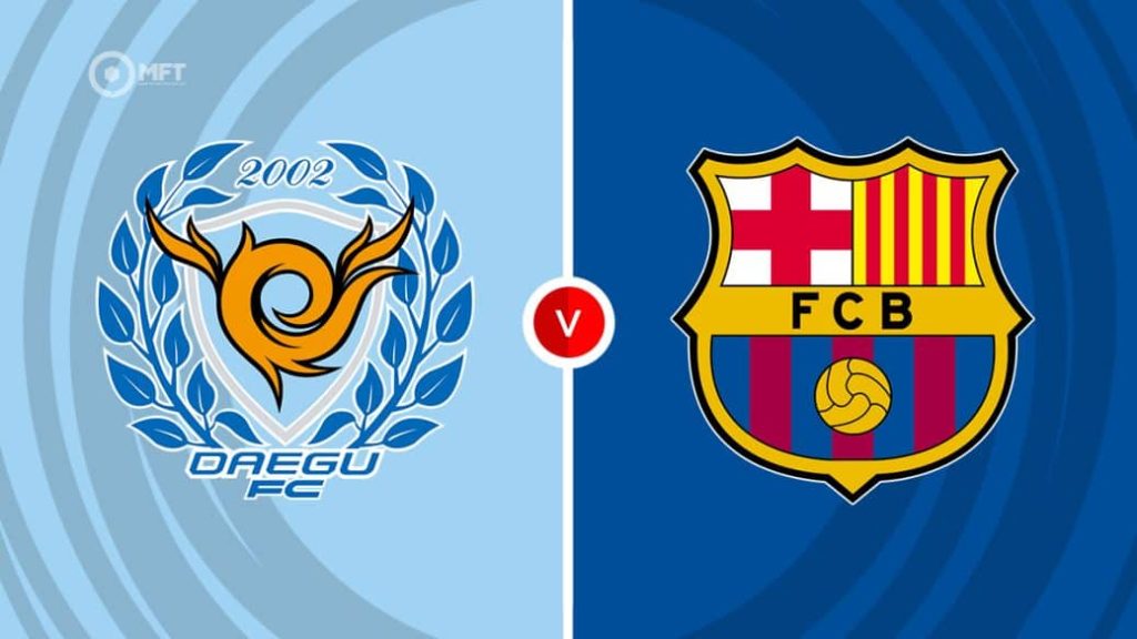 Barcelona x Daegu Futemax ao vivo online 04/08/2025